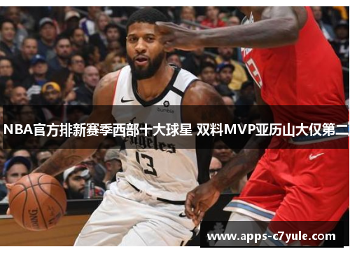 NBA官方排新赛季西部十大球星 双料MVP亚历山大仅第二